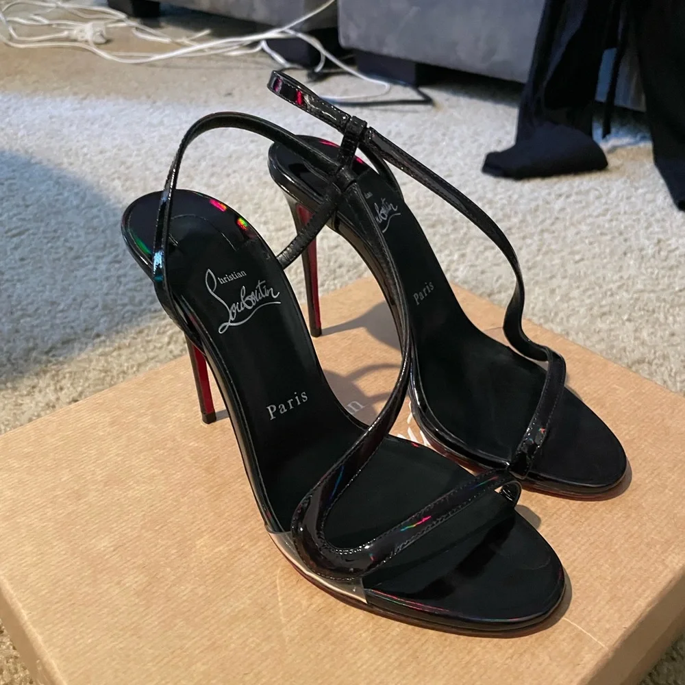Christian Louboutin Black Elegant Heels - Picture 4 of 6